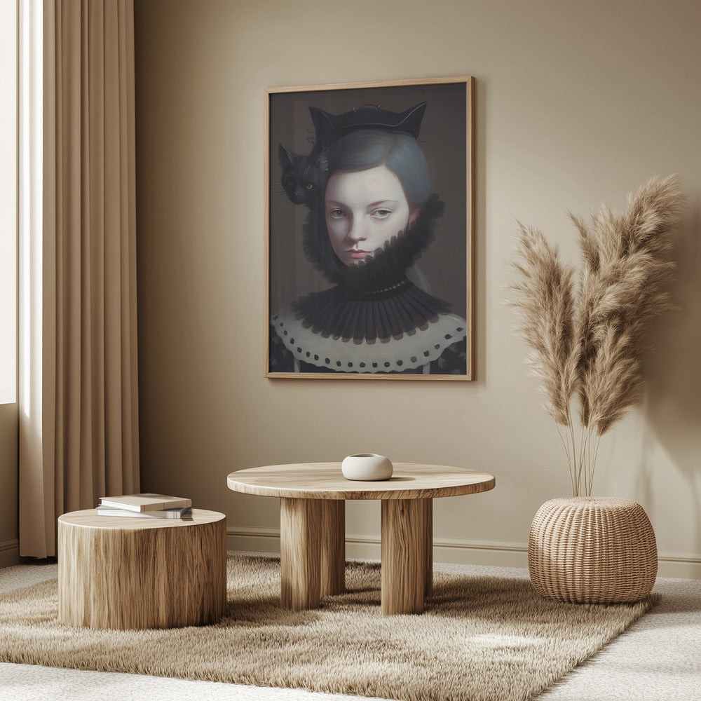 Signorina Gattina Nera | Poster - Stampe d’Arte