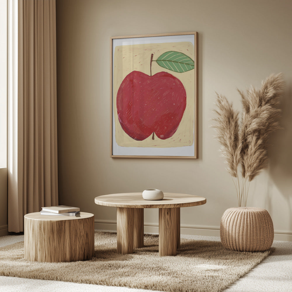 Big red apple | Poster