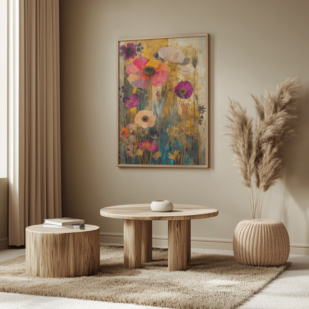 Wildflower Meadow Evergreen Flowers | Poster