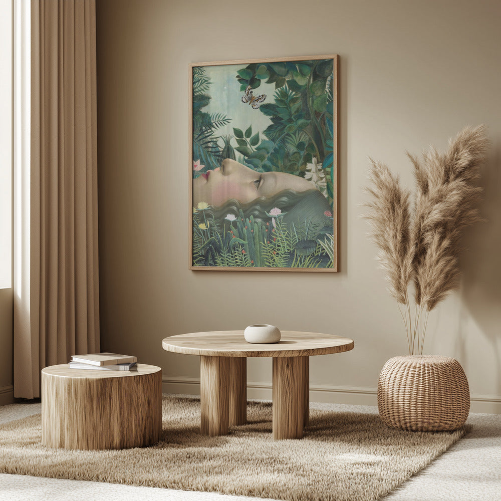 Giovanna im tropischen Garten | Poster