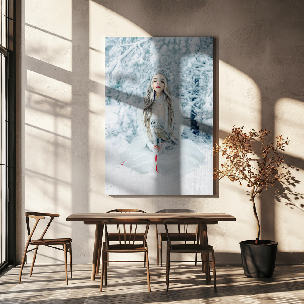 Schneebedeckte Gelassenheit | Leinwand-Bilder