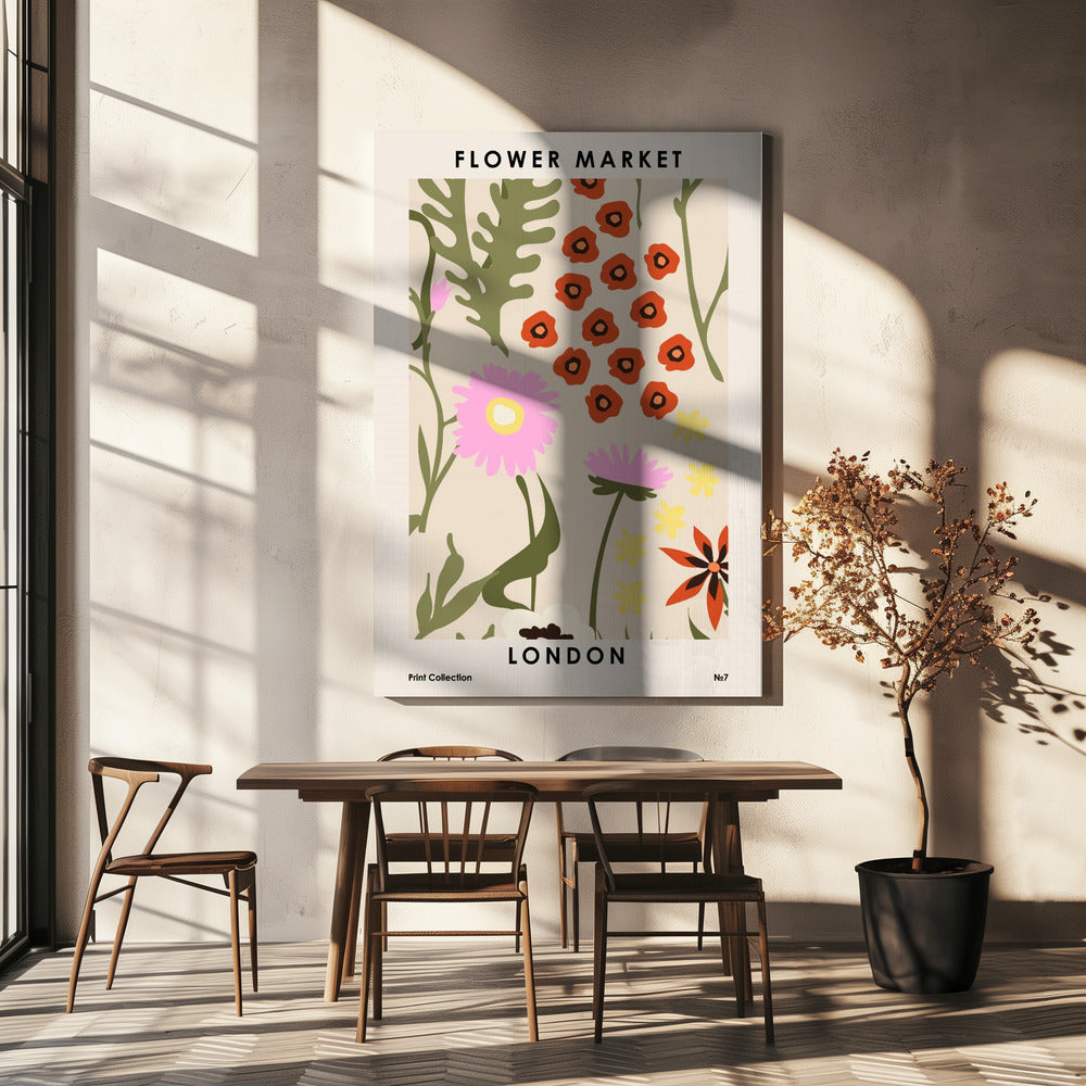 Bloemenmarkt Londen | Canvasprints