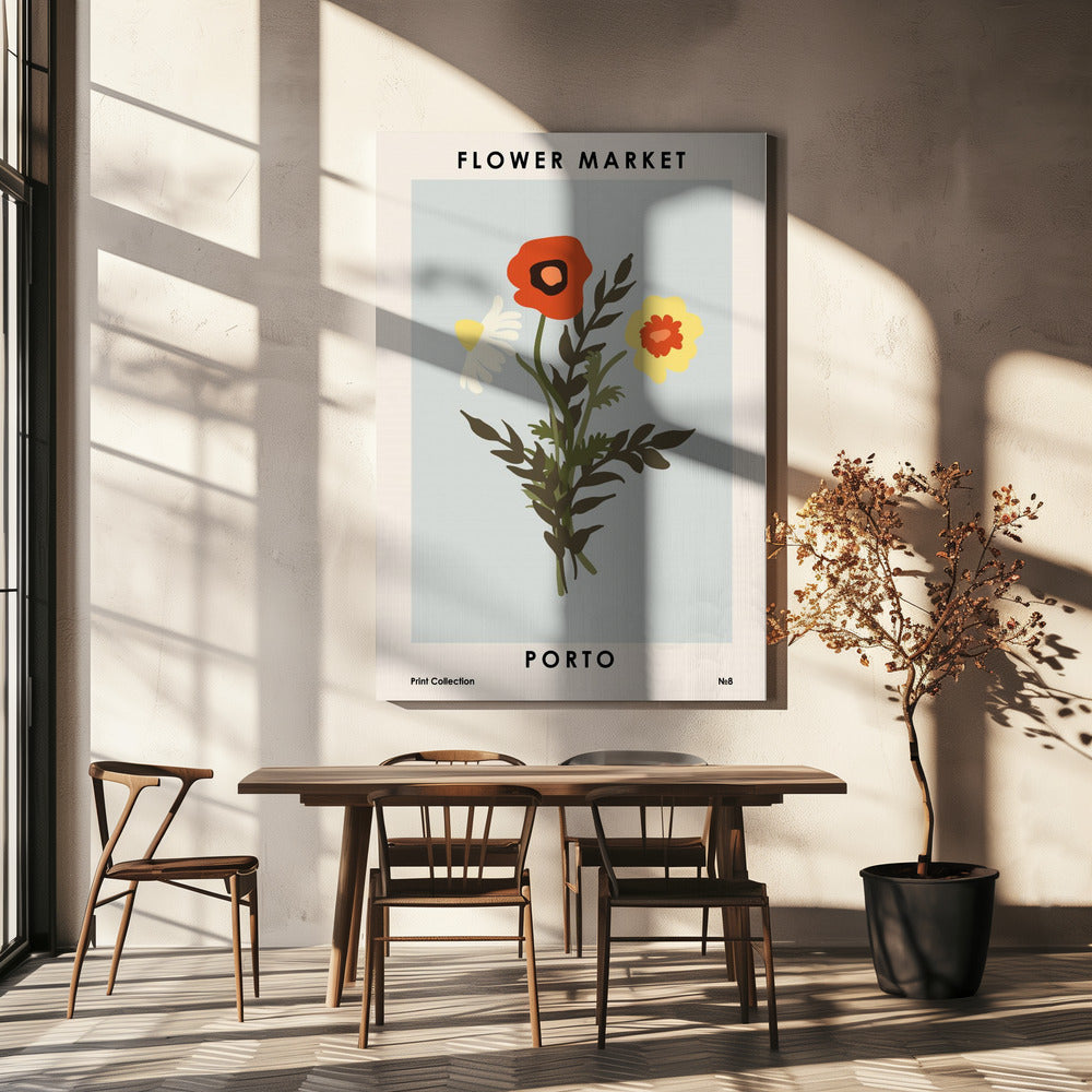 Bloemenmarkt Porto | Canvasprints