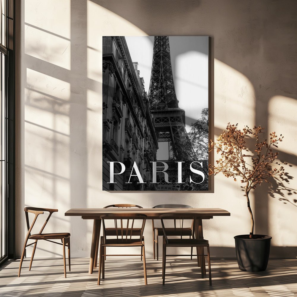 Parigi Testo 1 | Stampe su Tela