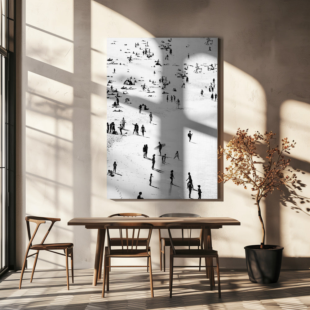 Beach Silhouettes | Canvas