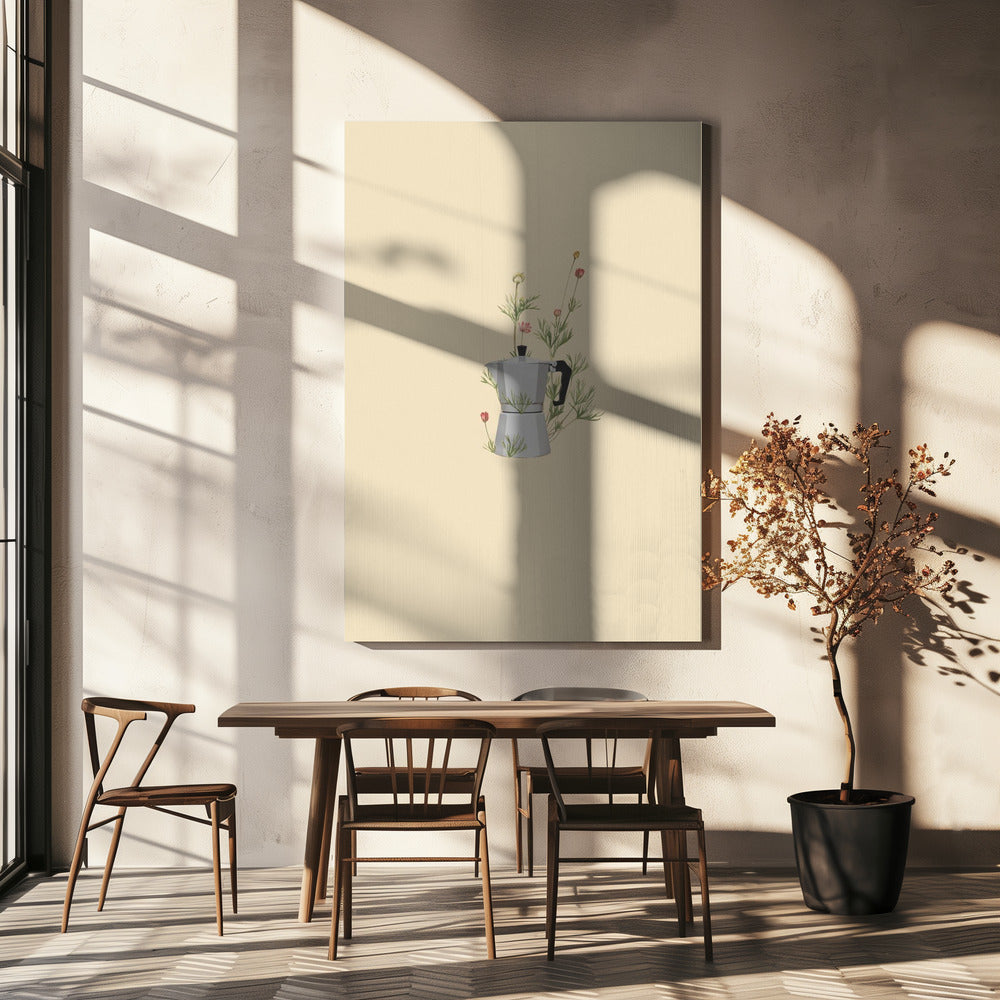 Blommig moka express | Canvas