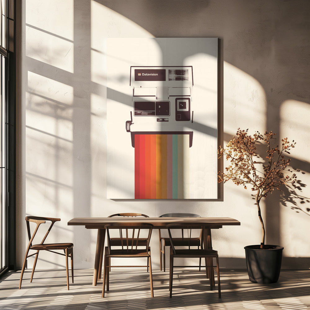 Appareil photo instantané Rainbow | Tableaux sur Toile