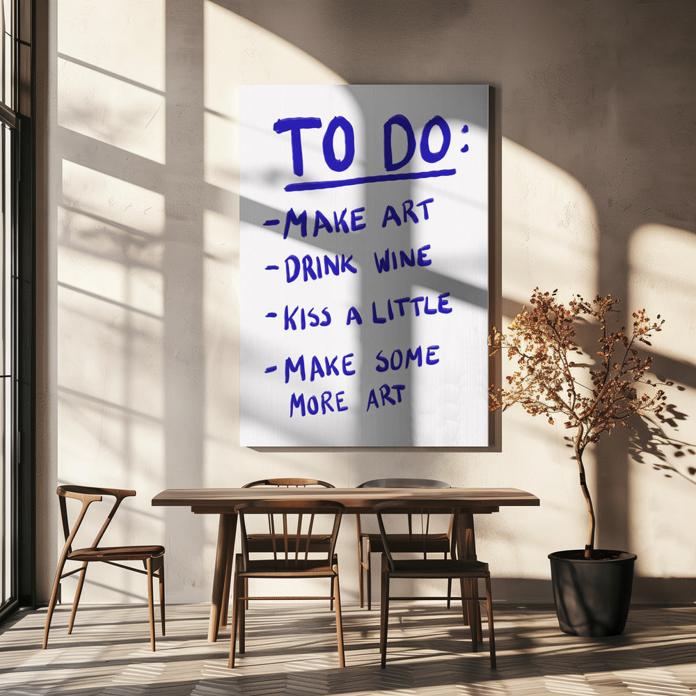 Kreativ to-do-liste | Lærredsbilleder