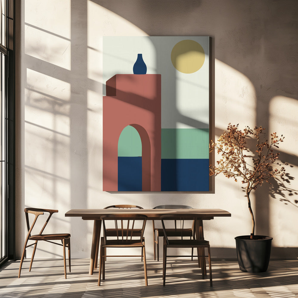 Minimalistyczny design boho nr 1 | Wydruki na łótnie