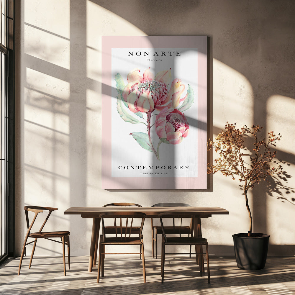 Ikke kunst rose blomst | Lærredsbilleder