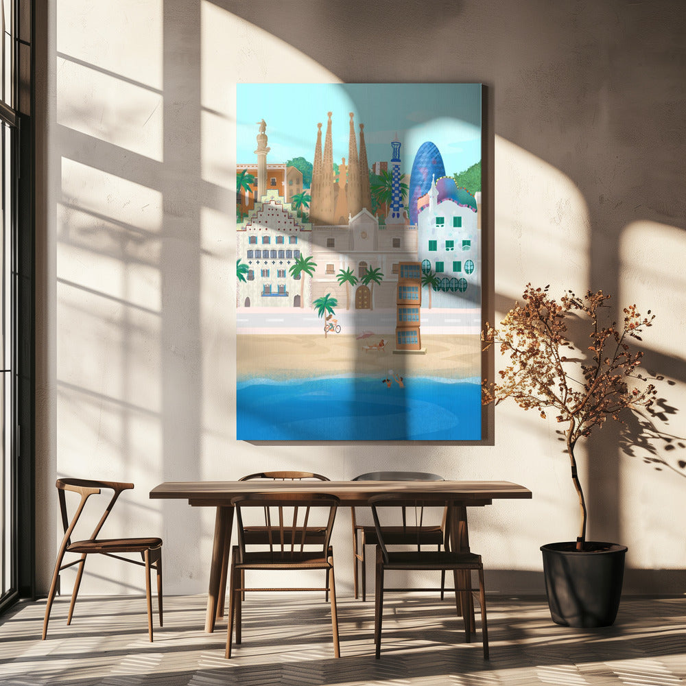 Barcelona | Leinwand-Bilder