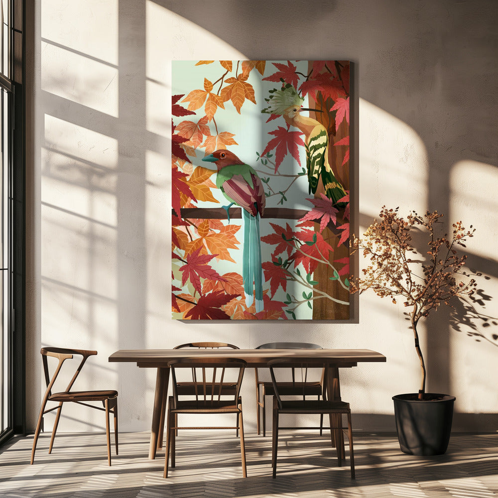 Oiseaux d'automne | Tableaux sur Toile