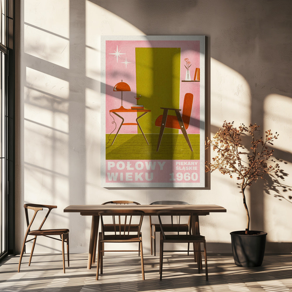Muebles de mediados de siglo | Impresiones en Lienzo