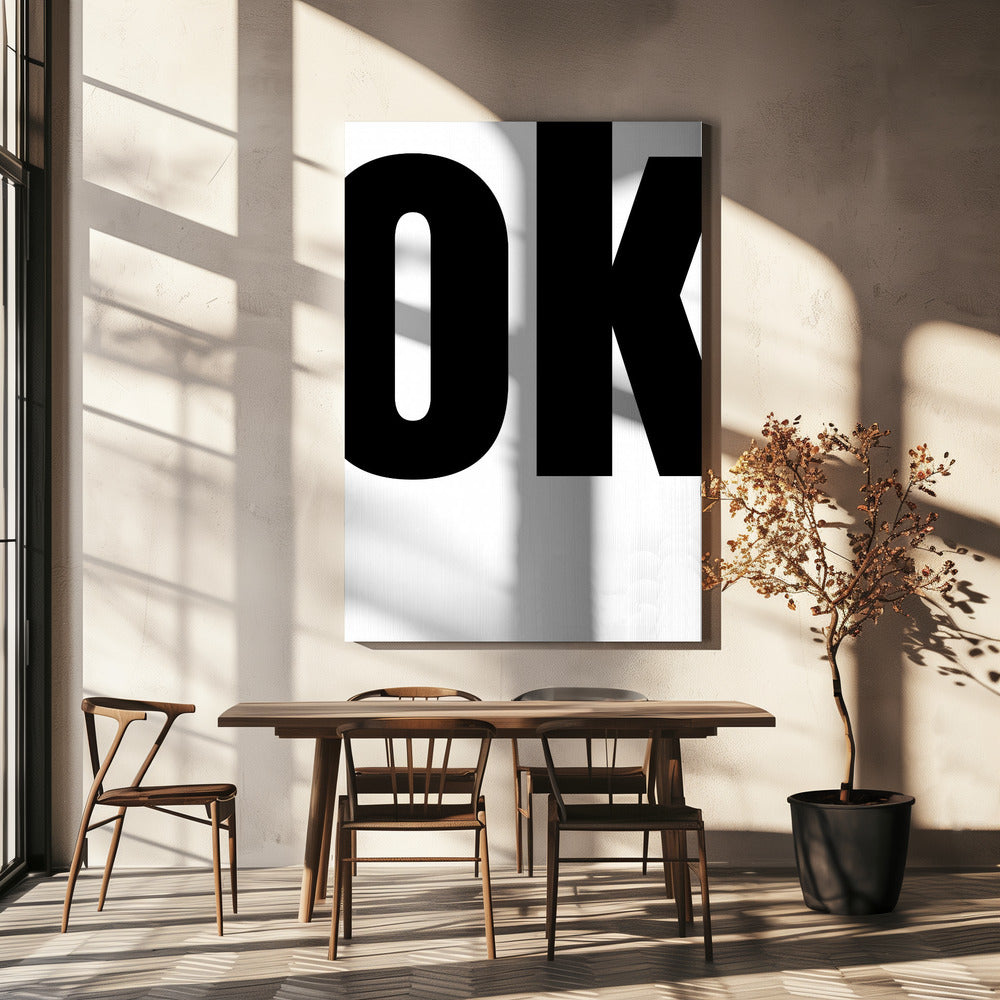 Bold Typography Statement | Canvas