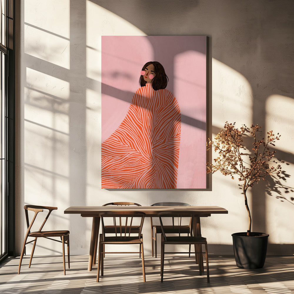 La femme aux tourbillons | Tableaux sur Toile