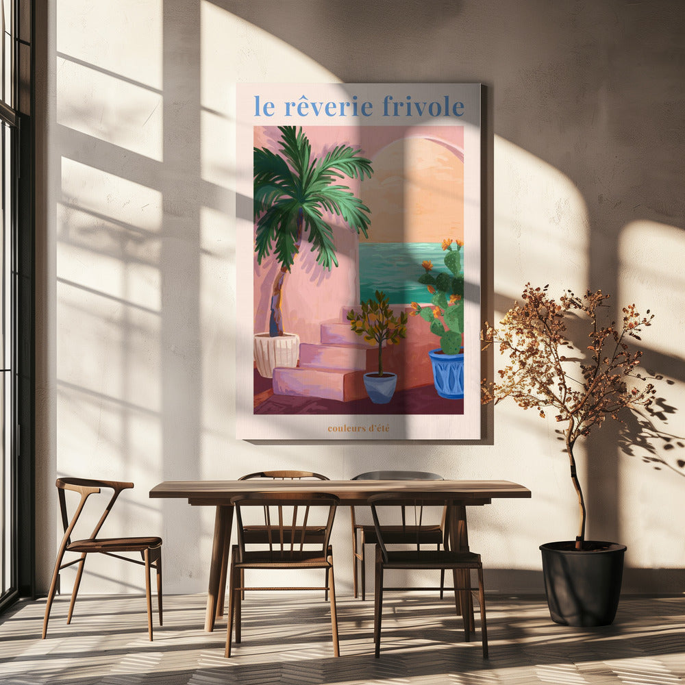 La Rêverie Frivole-Palm | Tableaux sur Toile