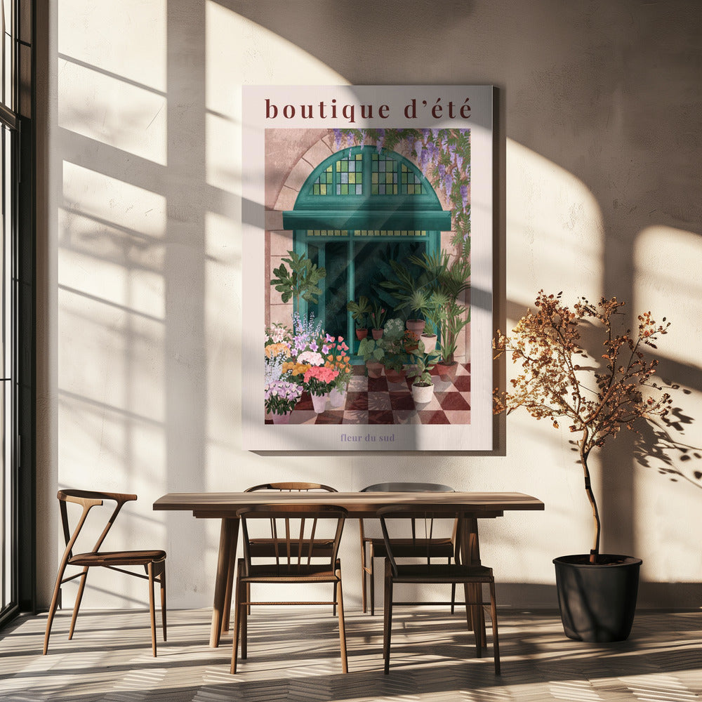 Negozio di fiori francese Poster - Stampe d’Arte | Stampe su Tela