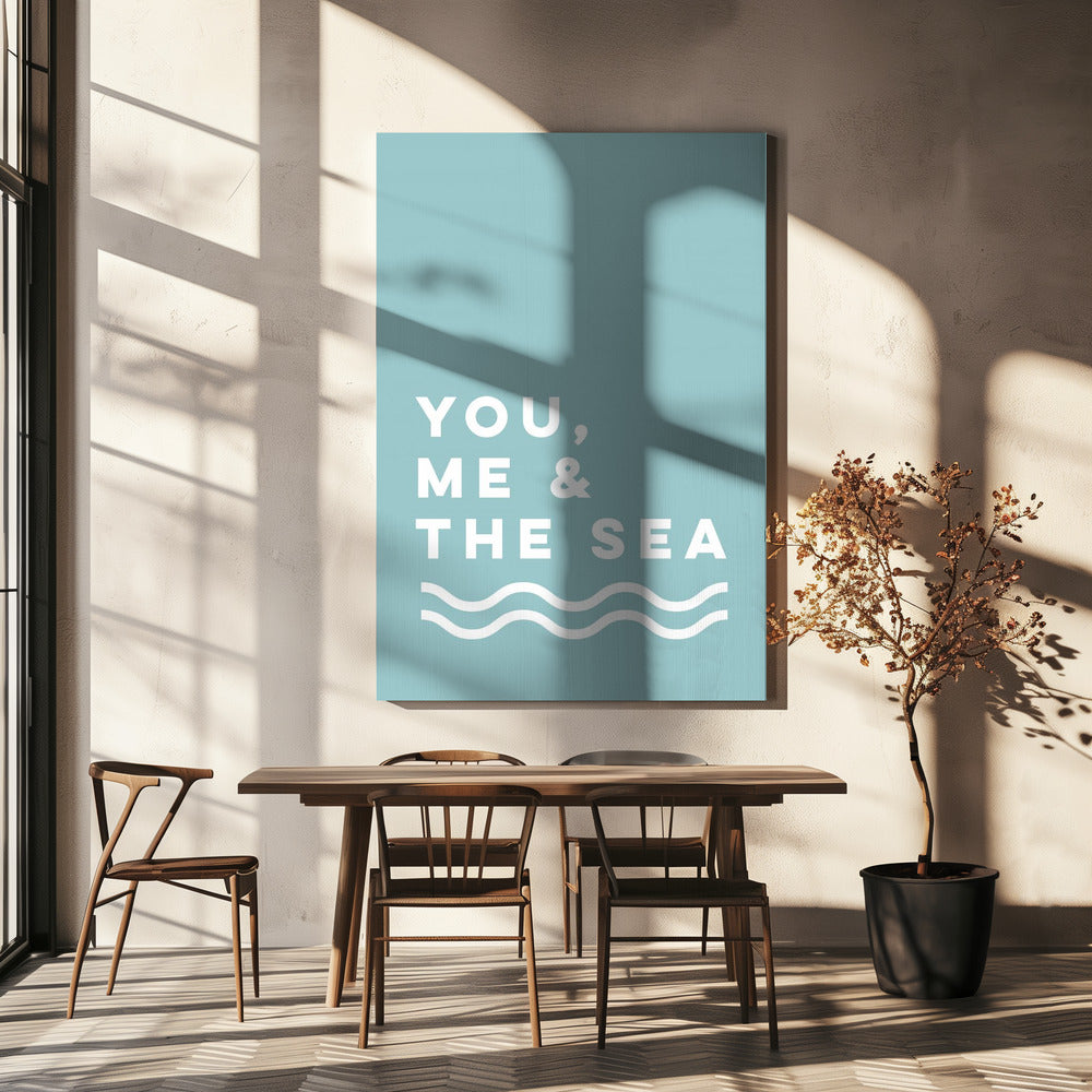 You, Me &amp; The Sea | Canvas