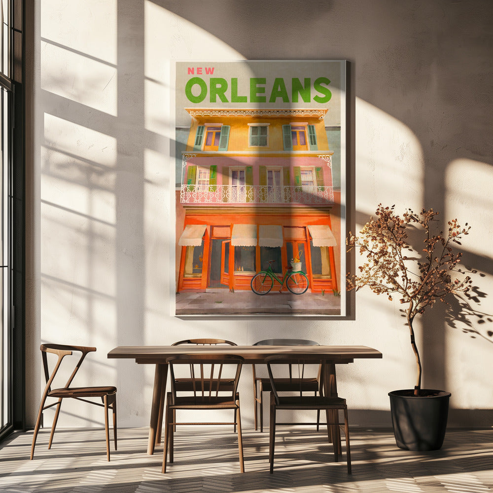 Viajes clásicos de Nueva Orleans, Luisiana Posters  - Impresiones de Arte | Impresiones en Lienzo