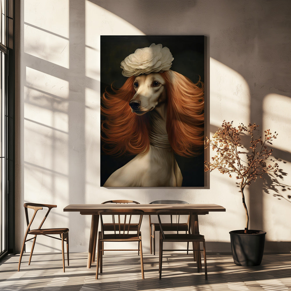 Perro humano 0002 2024 Diciembre Posters  - Impresiones de Arte Mujer Perro 6.jpg | Impresiones en Lienzo