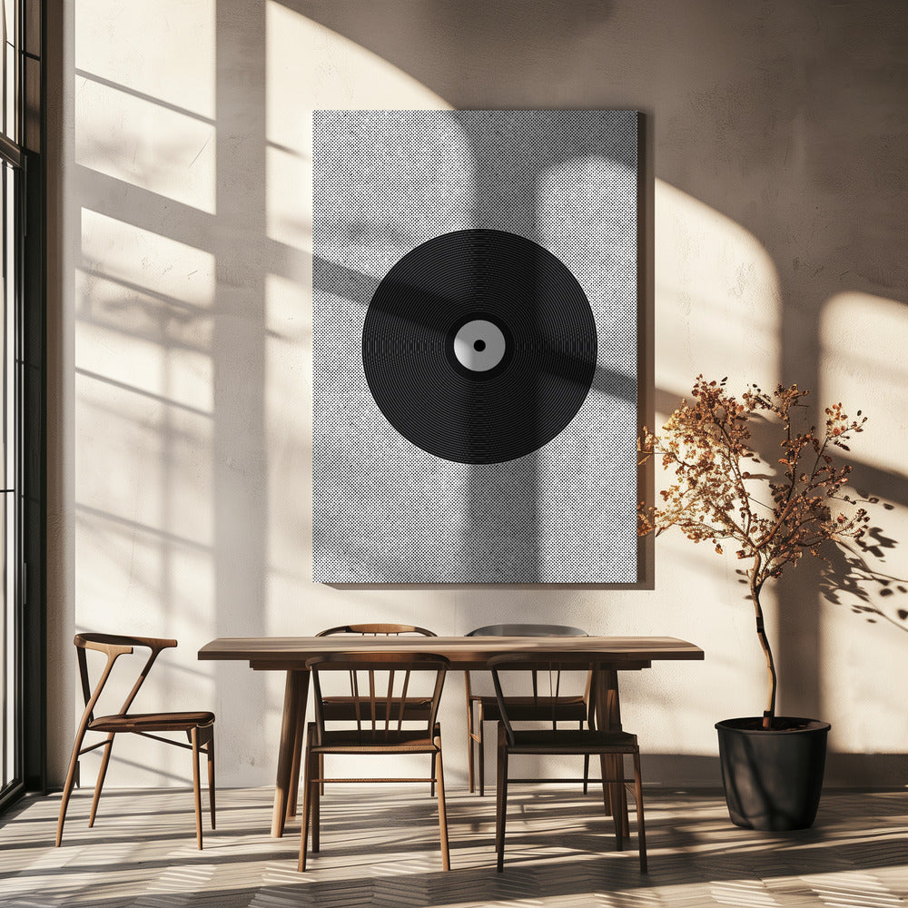 Vinyl-Schallplatten-Kunstwerk | Leinwand