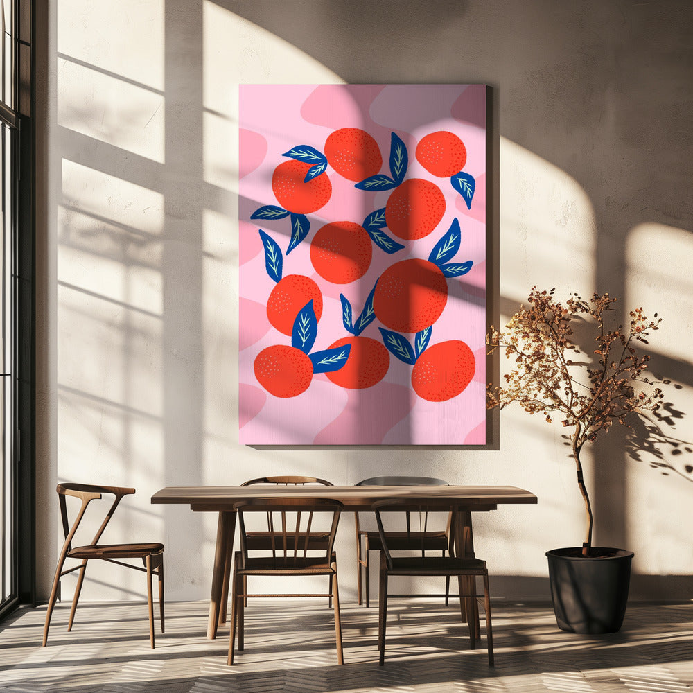 Vibrant Tangerines | Canvas