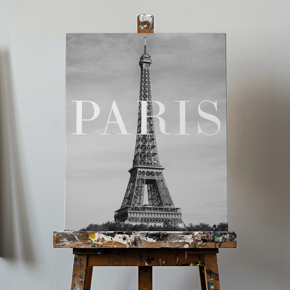 Parijs Tekst 2 | Canvasprints