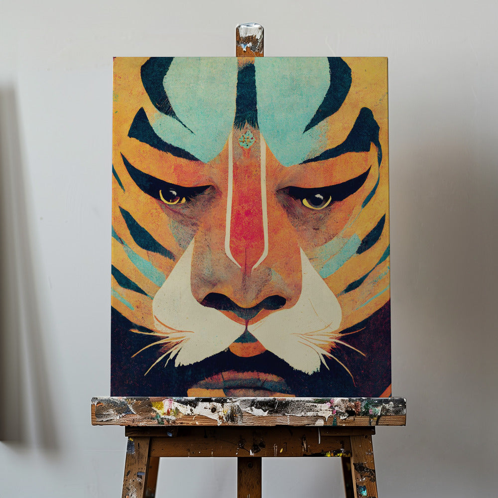 Stærk Tiger | Lærredsbilleder
