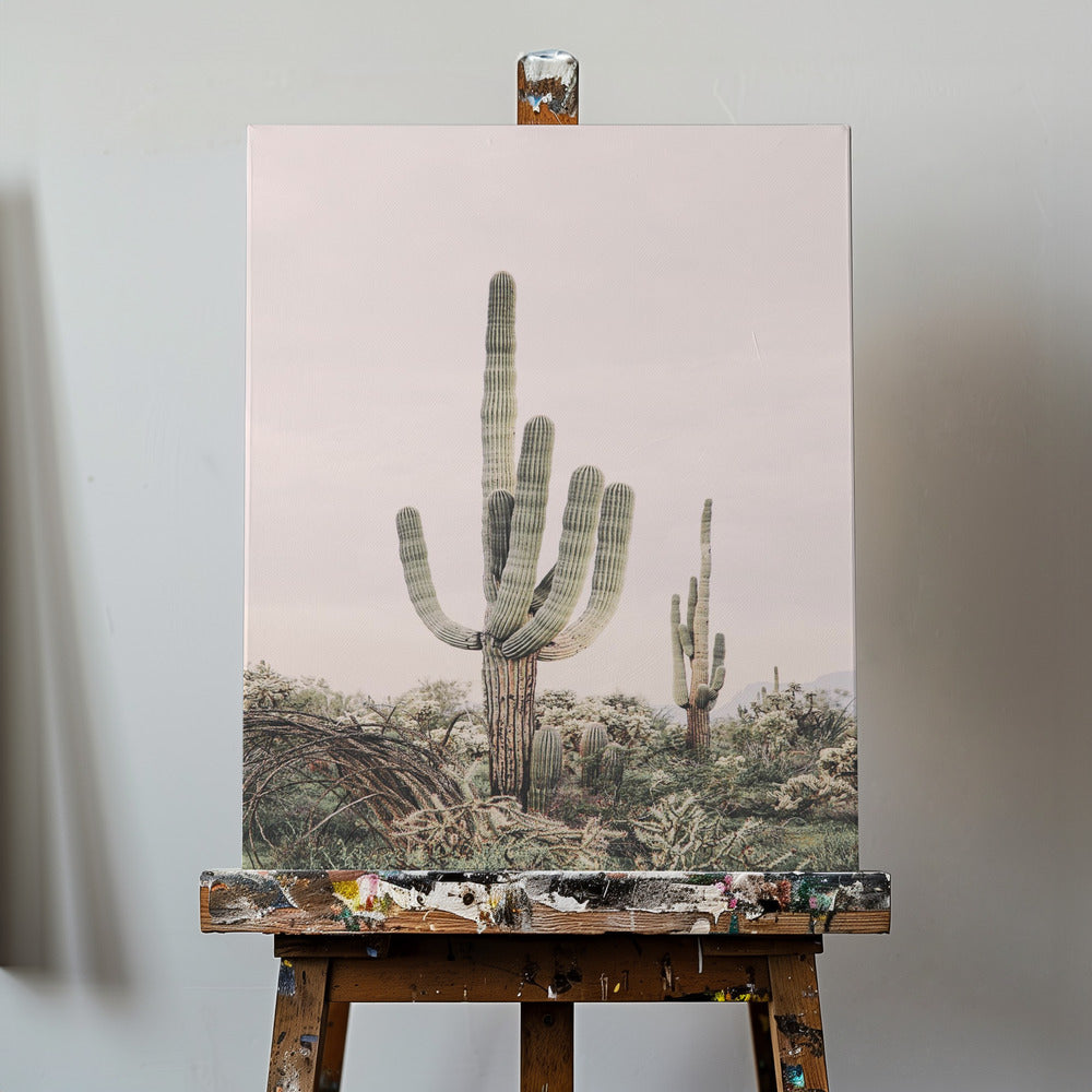 Roze Saguaro | Canvasprints
