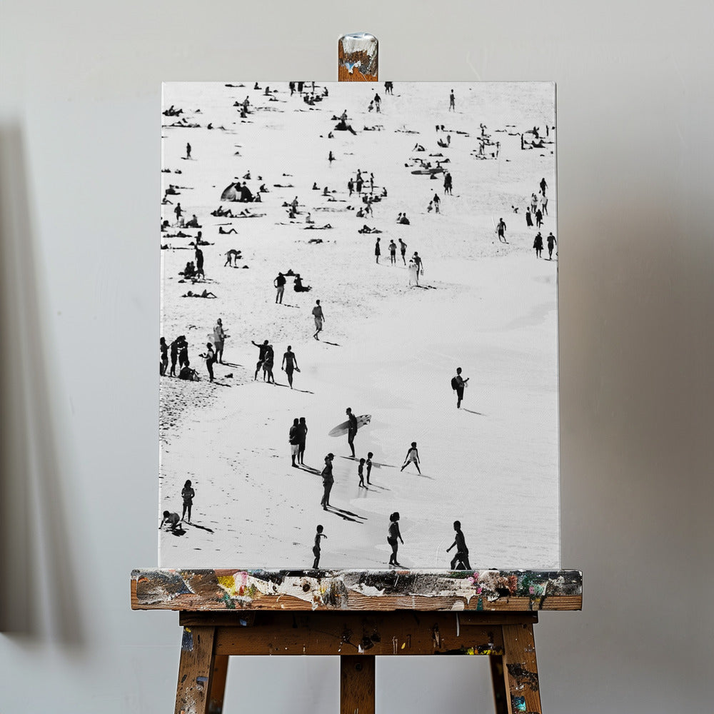 Beach Silhouettes | Canvas