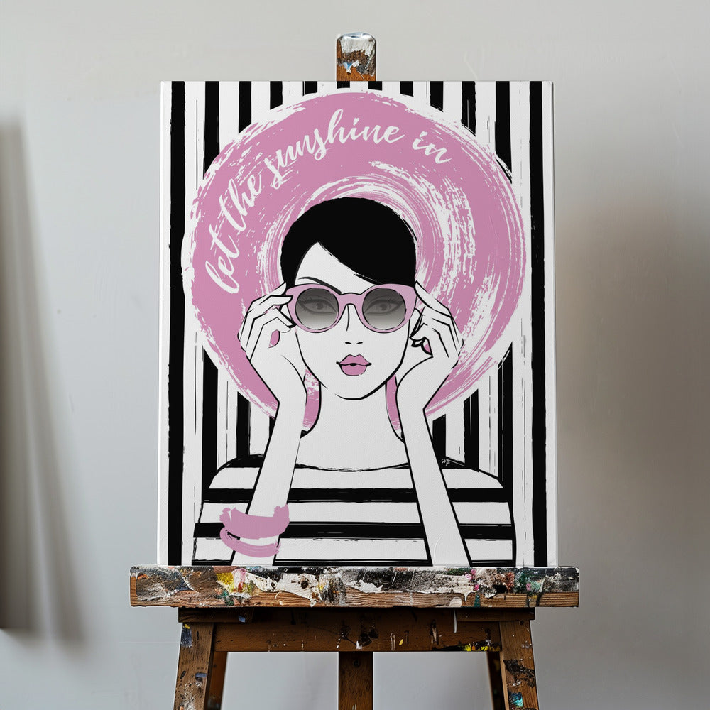 Pink Sunglasses Vibe | Canvas