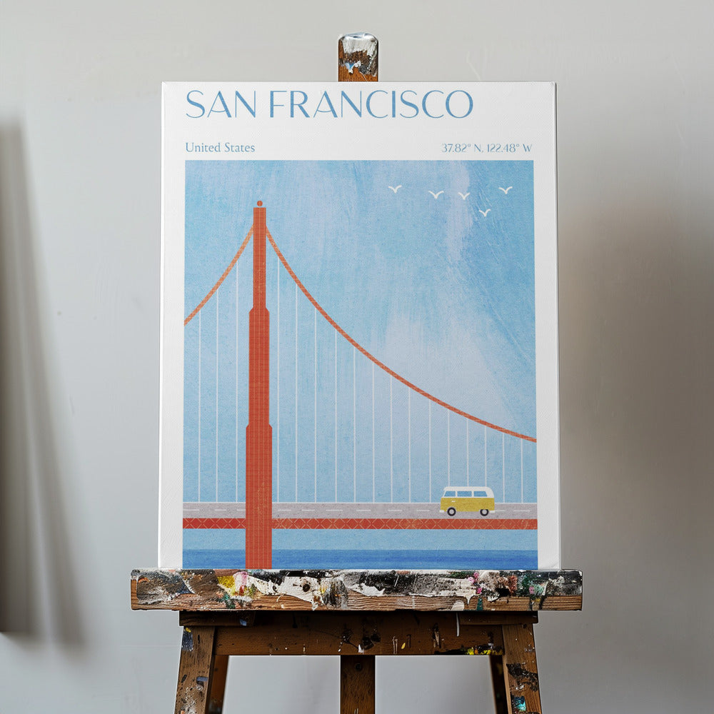 San Francisco, Golden Gate-broen | Lærredsbilleder