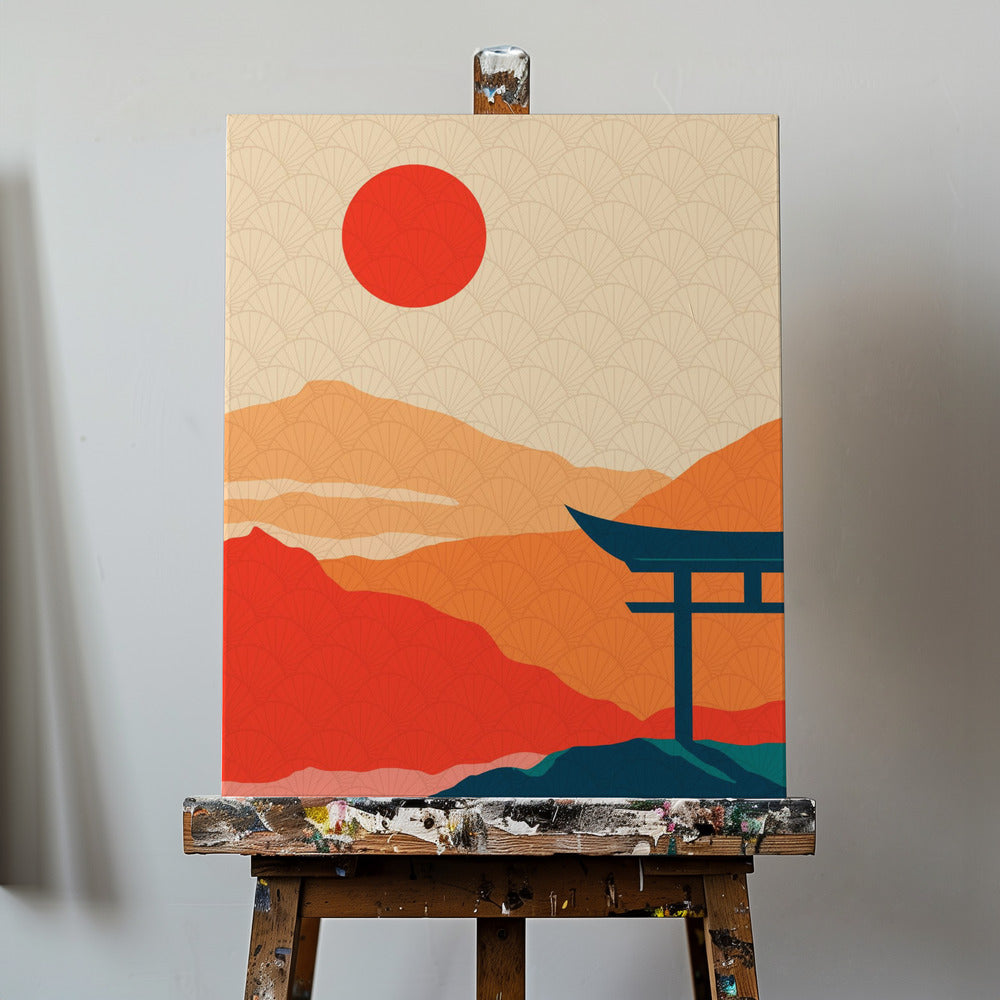 Délice du coucher de soleil | Tableaux sur Toile