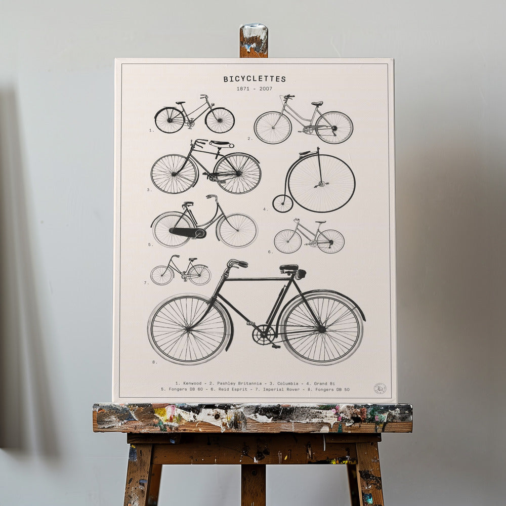 Biciclette | Stampe su Tela