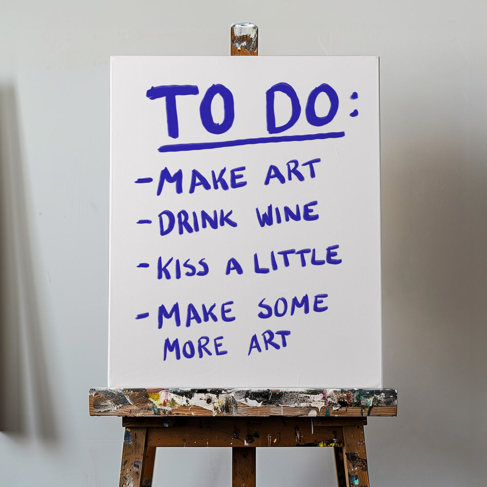 Kreativ to-do-liste | Lærredsbilleder