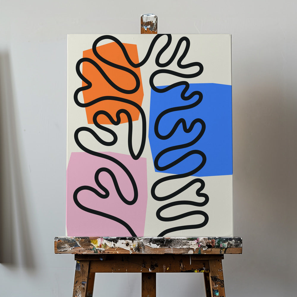 Wspaniałe algi #3 Henriego Matisse'a | Wydruki na łótnie