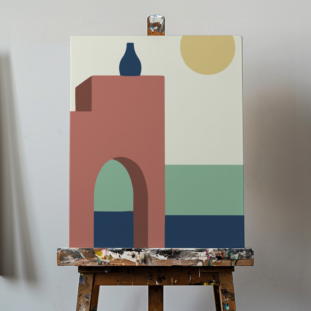 Minimalistyczny design boho nr 1 | Wydruki na łótnie