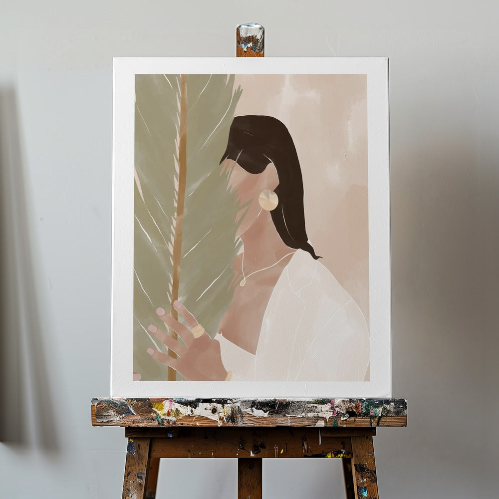 Växtflicka | Canvas