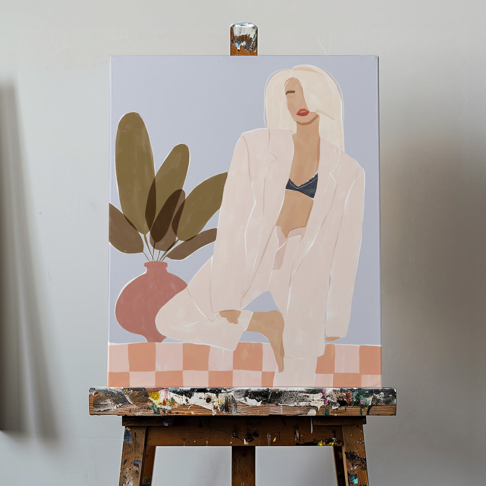 För lat för yoga | Canvas