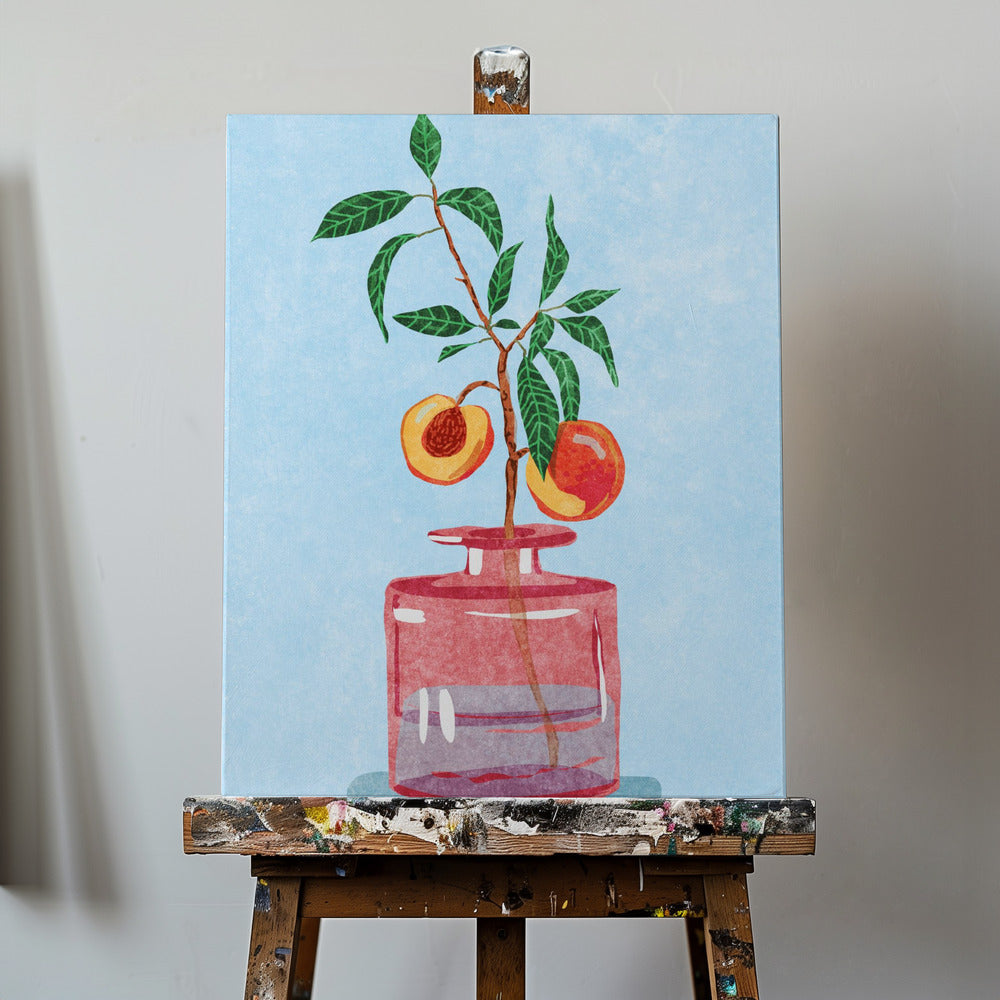 Pêcher dans un vase | Tableaux sur Toile