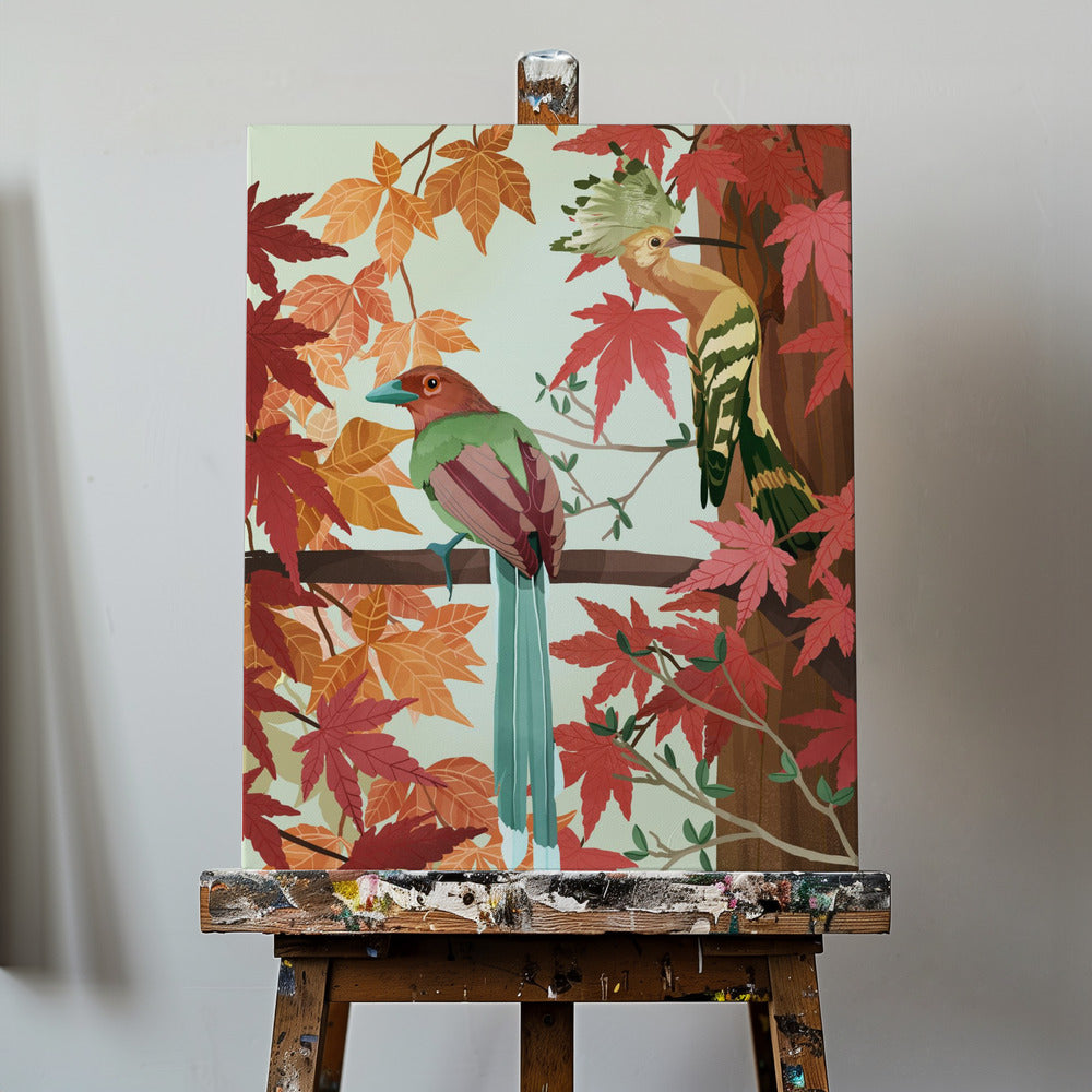 Oiseaux d'automne | Tableaux sur Toile