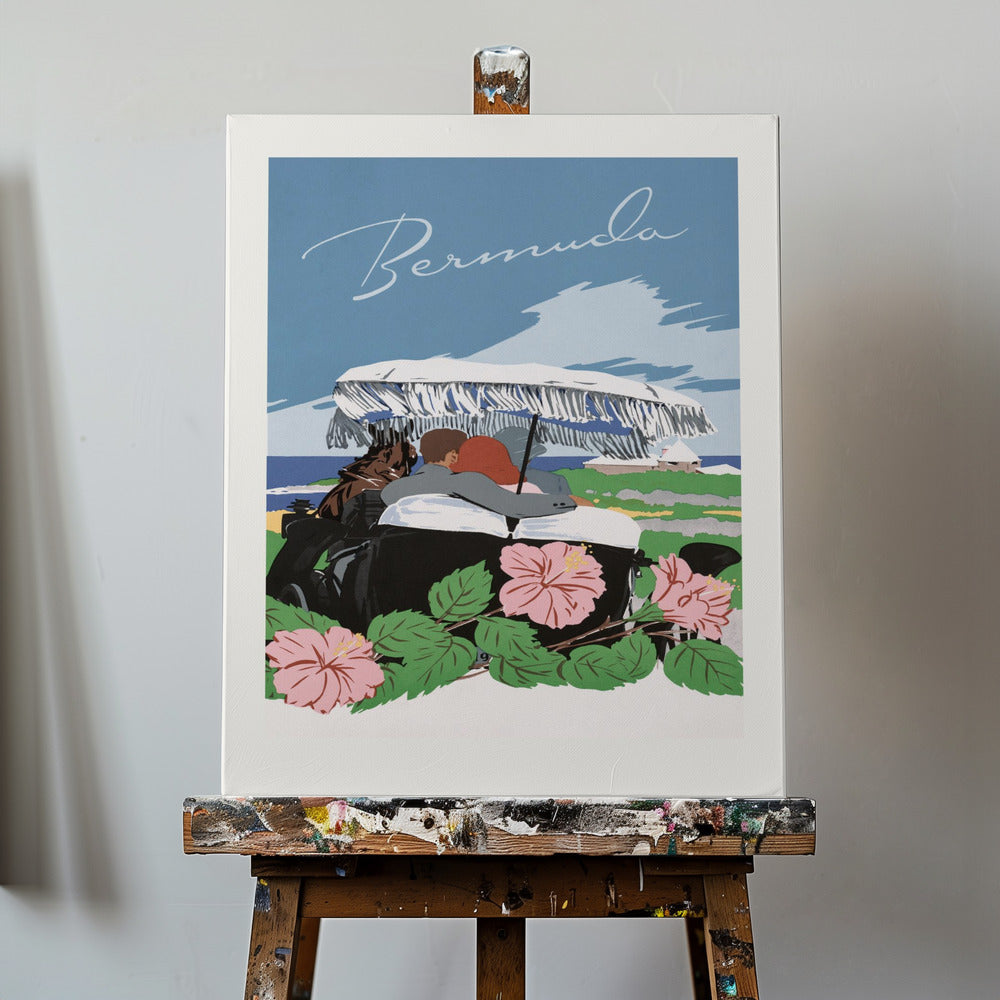 Bermuda (1940 1950) Di Adolph Treidler | Stampe su Tela