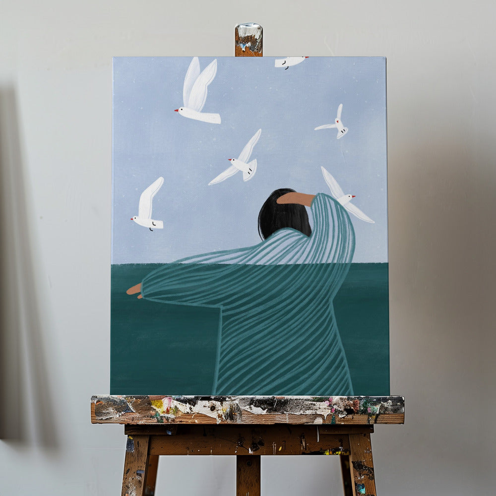 Serenidad junto al mar | Impresiones en Lienzo