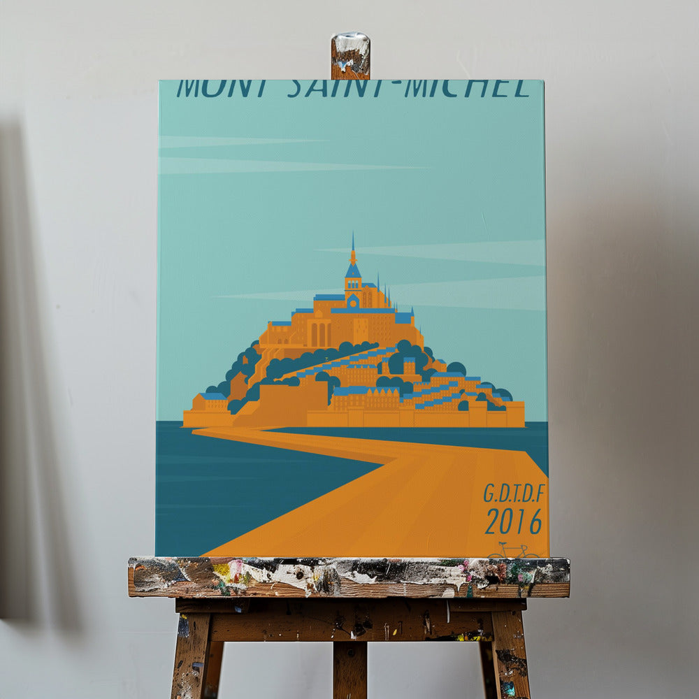 Mont Saint Michel | Tableaux sur Toile
