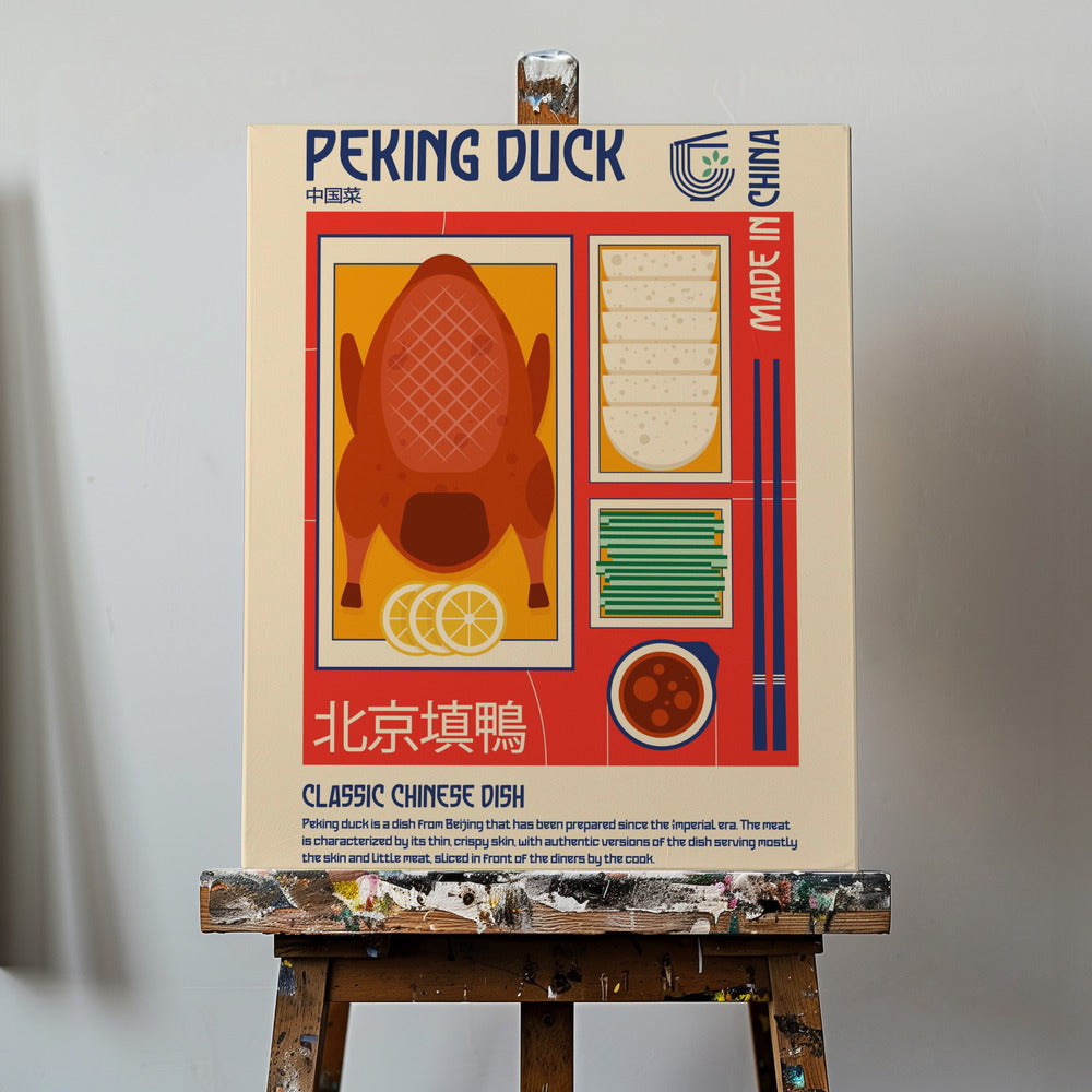 Pekingand japansk madtryk | Lærredsbilleder
