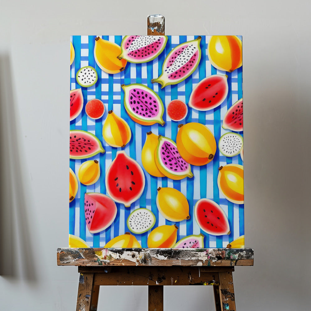 Tropischer Fruchtpop | Leinwand