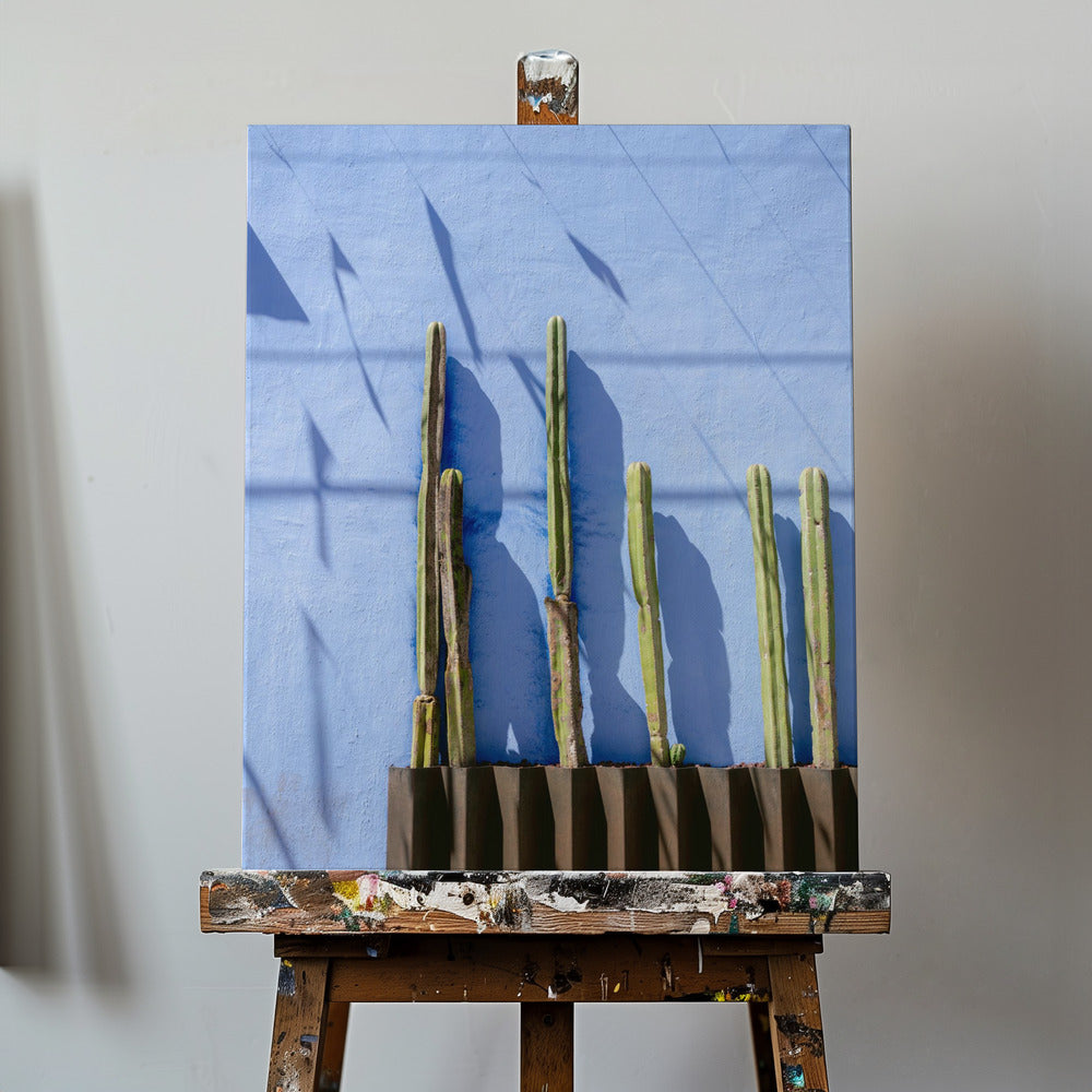 Grands cactus | Photographie de voyage à Oaxaca, Mexique | Tableaux sur Toile