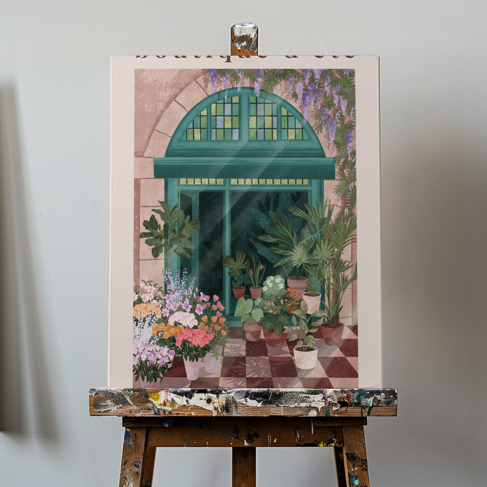 Negozio di fiori francese Poster - Stampe d’Arte | Stampe su Tela