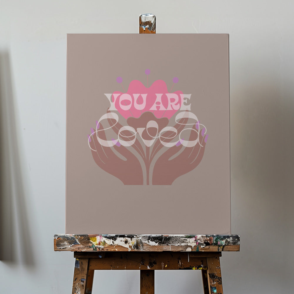 You Are Loved Latte | Canvas