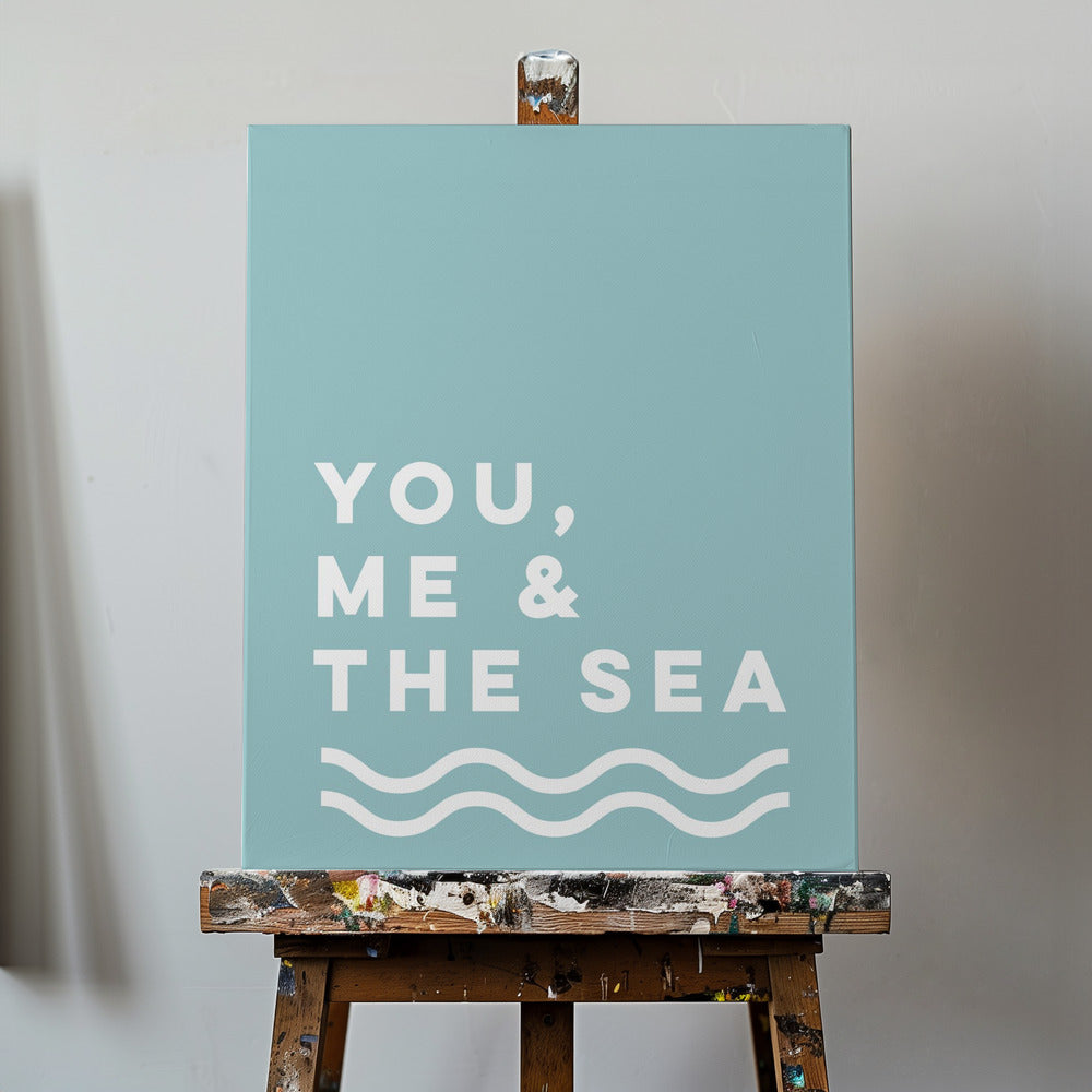 You, Me &amp; The Sea | Canvas